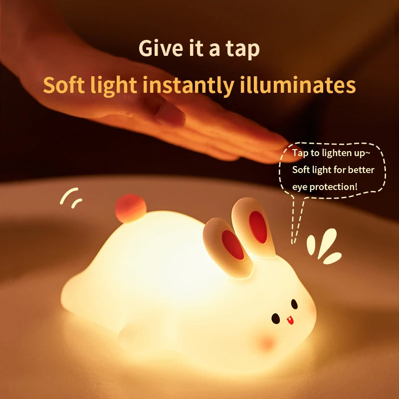 BunnyGlow Rechargeable LED Night Light ATHLEXES