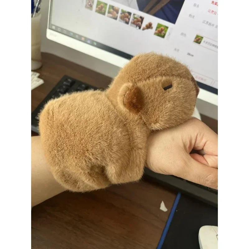 Kawaii Capybara Plush Wristband Bracelet ATHLEXES