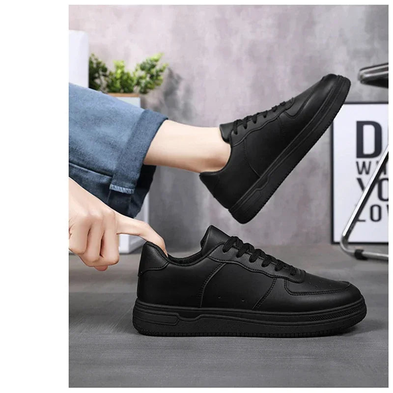 Cozok Breathable White Casual Sneakers for Men ATHLEXES