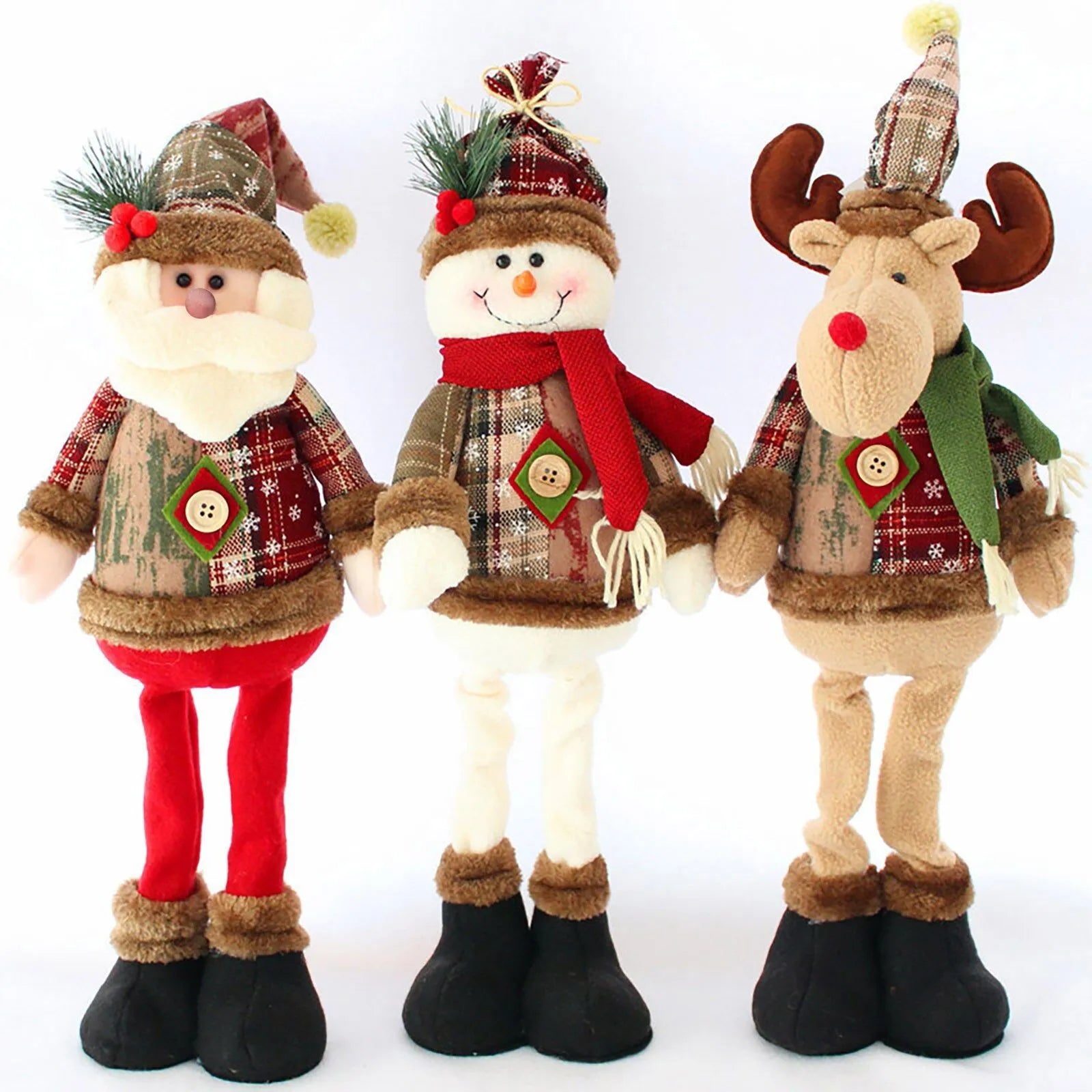 Christmas Cheer 3PCS Decorative Doll Set ATHLEXES