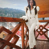 2024 Women's Pink Luxury Ski Suit for Outdoor Adventures ATHLEXES