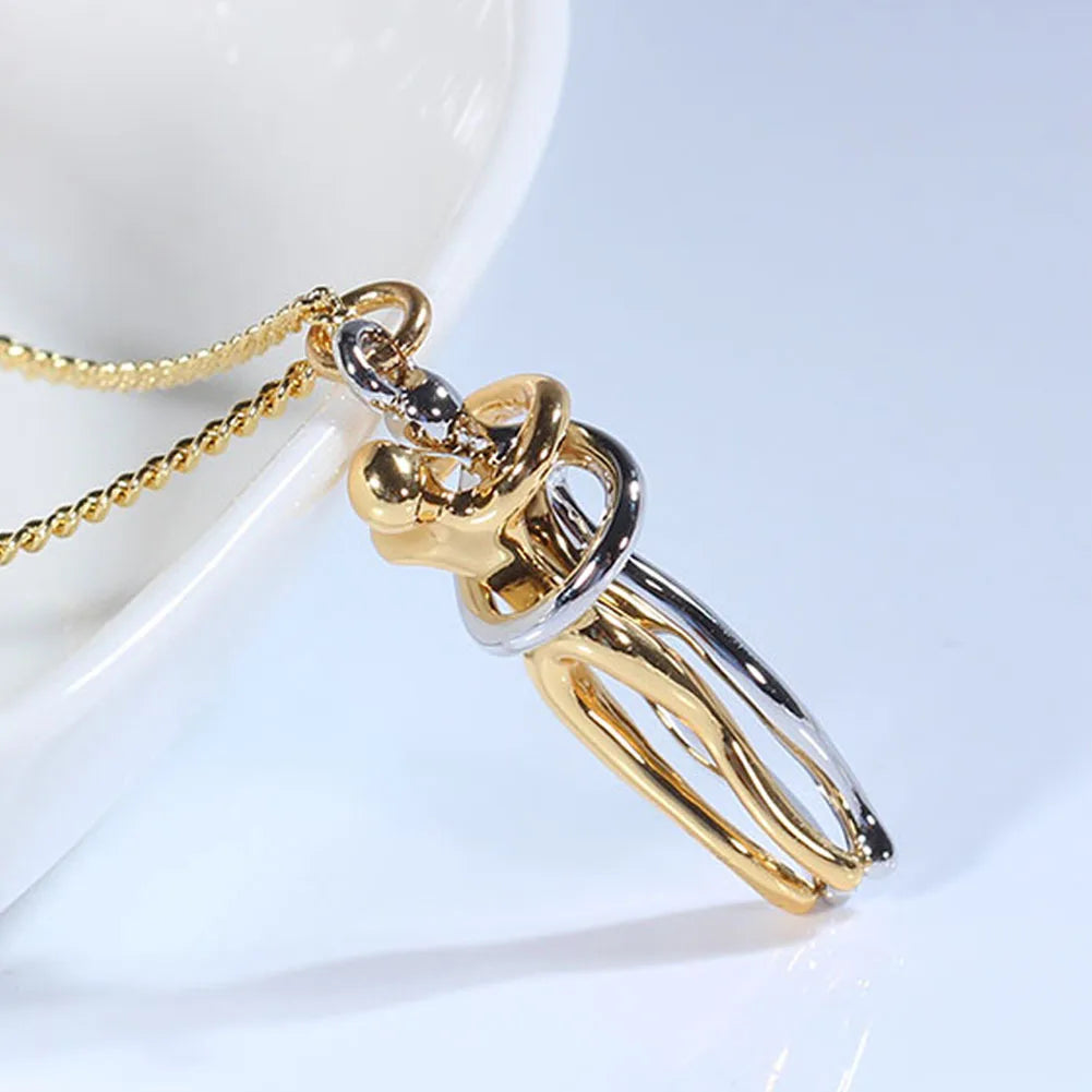 Lover's Embrace Fashion Necklace Choker Pendant ATHLEXES