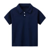 Stylish Kids' Solid Color Polo T-Shirt ATHLEXES
