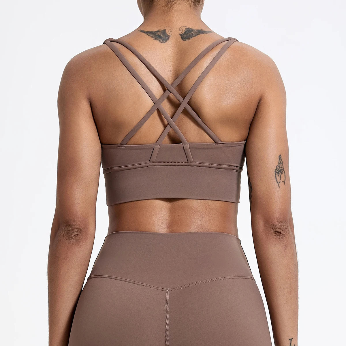 EliteFit Cross Back Sports Bra for Women ATHLEXES