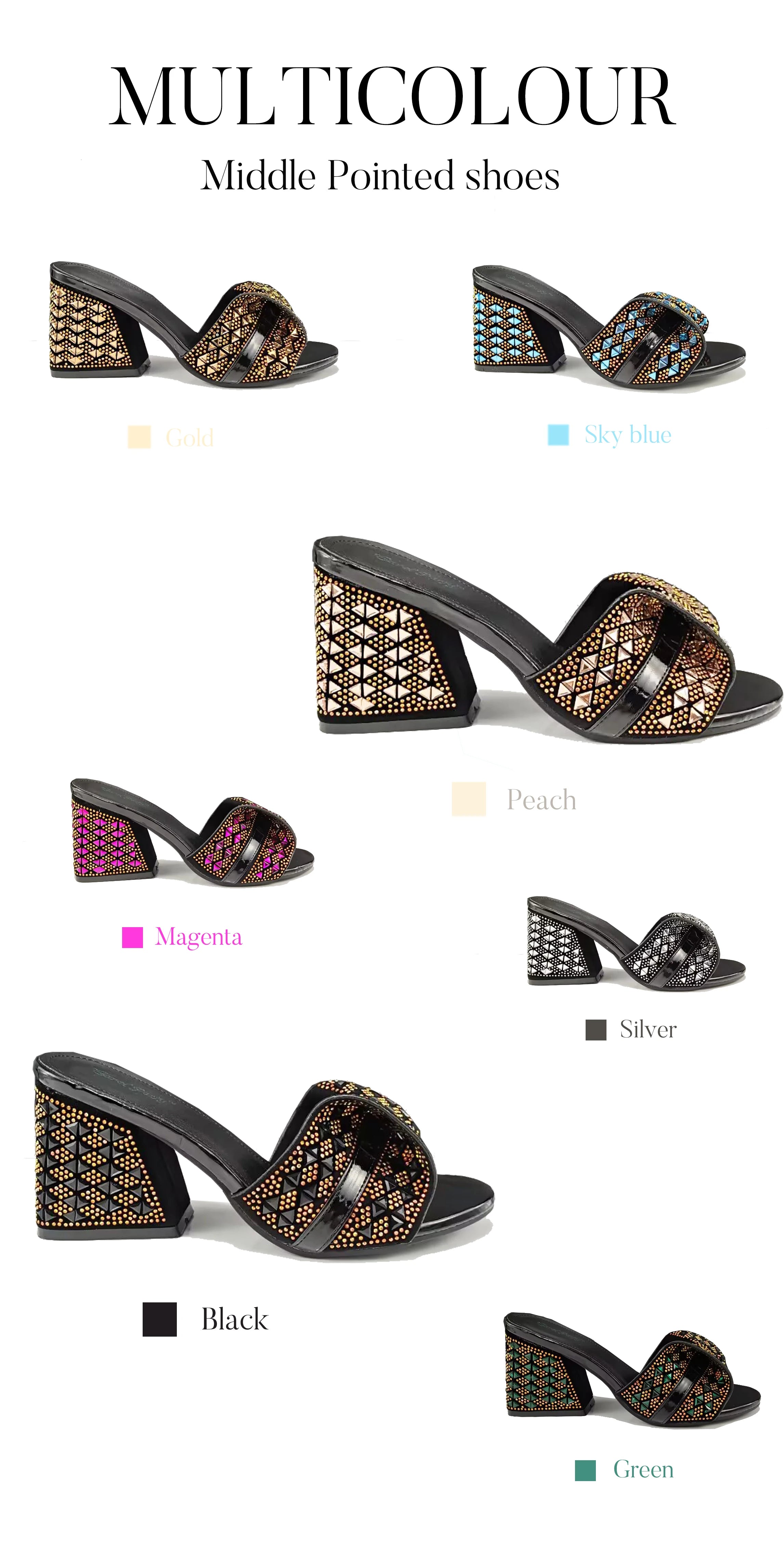 QSGFC Italian Fashion Banquet Shoes and Bags African Women's Hand Bags with Rhinestone Decoration and Women's High Heels ATHLEXES