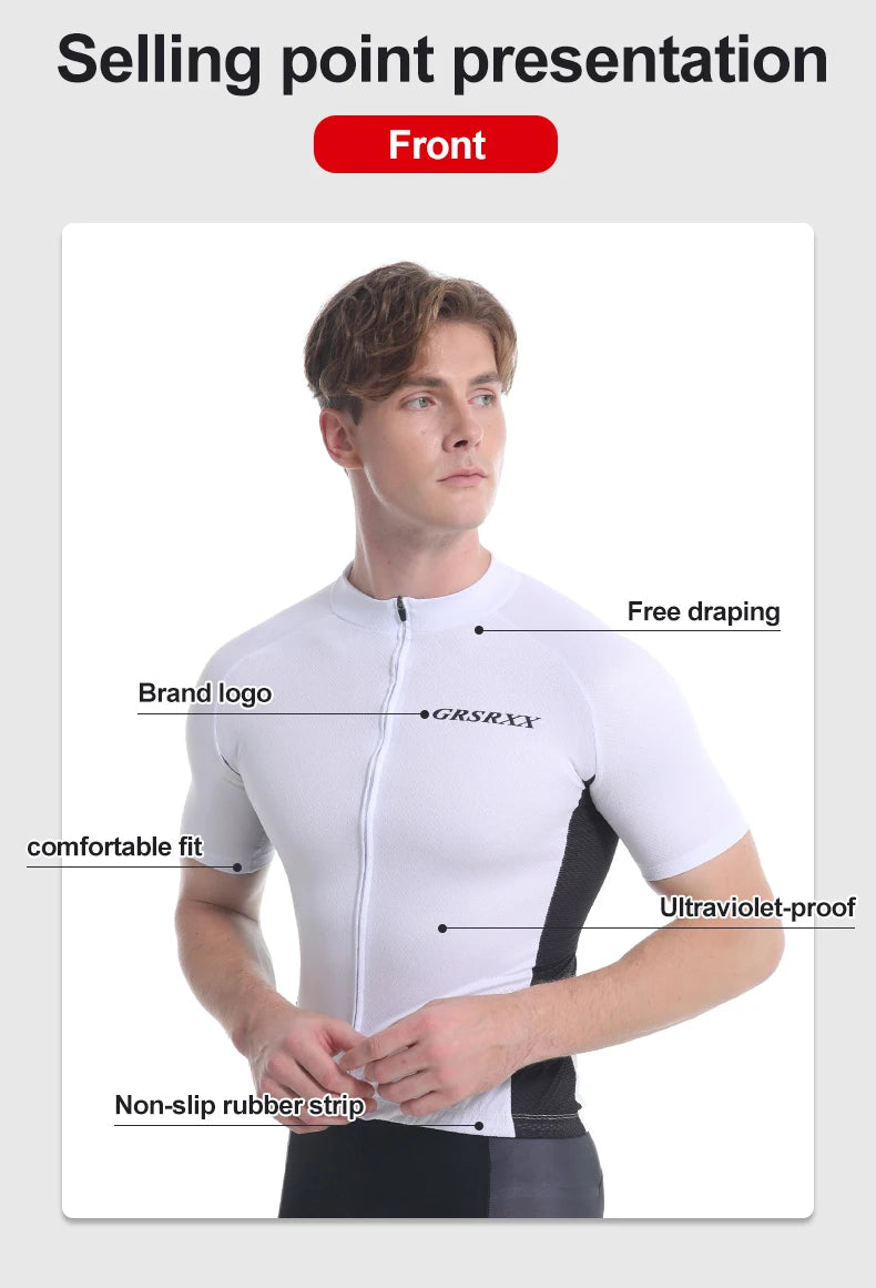 GRSRXX Pro Breathable Cycling Jersey for Summer Rides ATHLEXES