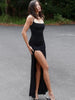 Elegant Lace-Back Cami Maxi Dress ATHLEXES