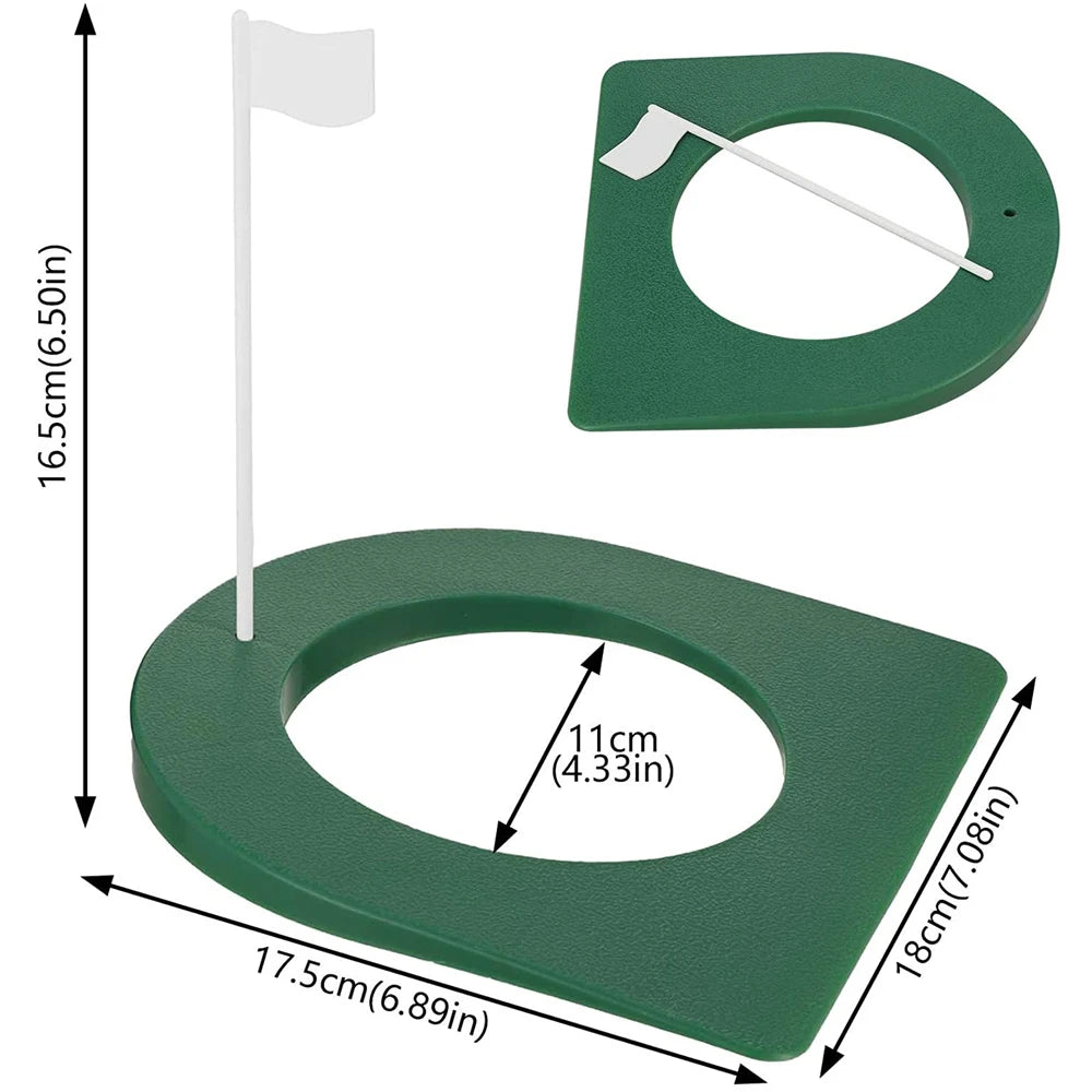 Regulation Golf Putting Cup & Flag Training Set ATHLEXES
