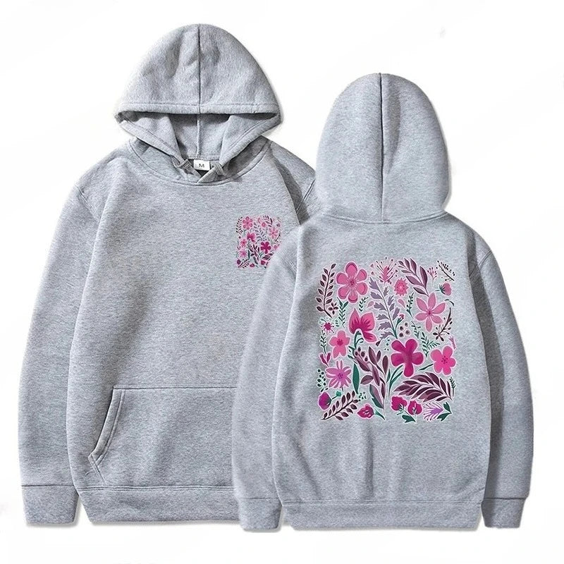 Wildflower Bloom Floral Hoodie for Women ATHLEXES