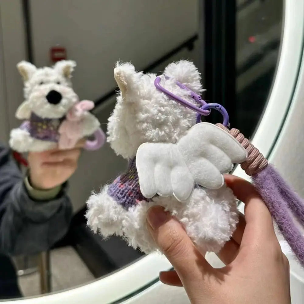 Westie Plush Keychain Pendant for Trendy Style ATHLEXES