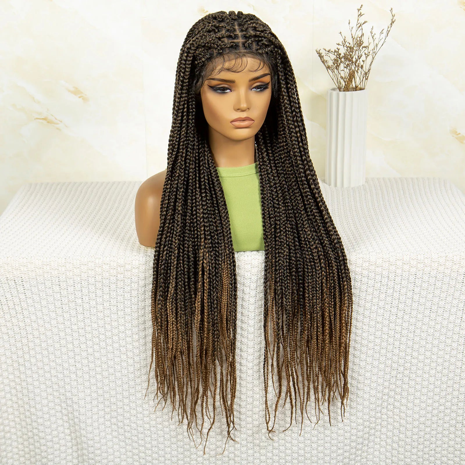 Radiant 36-Inch Micro Braided Lace Front Wig ATHLEXES
