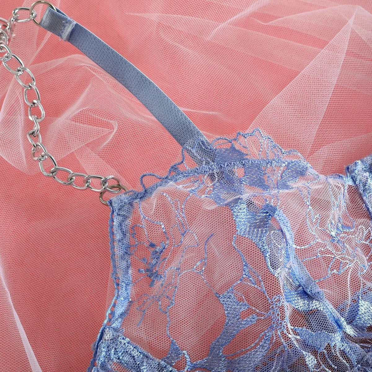 Luxe Floral Embroidery Lingerie Set ATHLEXES