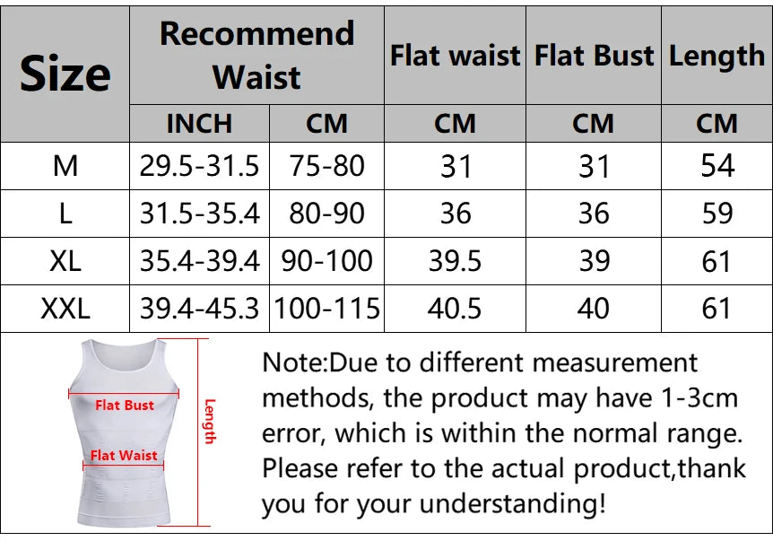 YBFDO Men's Slimming Compression Vest for Ultimate Body Control ATHLEXES