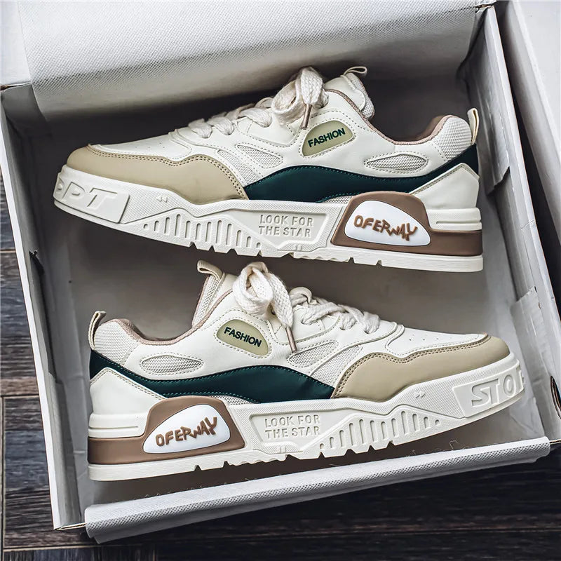 Luxury Casual Lace-Up Walking Sneakers for Men ATHLEXES