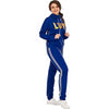 Chic Love Print High Neck Hoodie and Pants Set ATHLEXES
