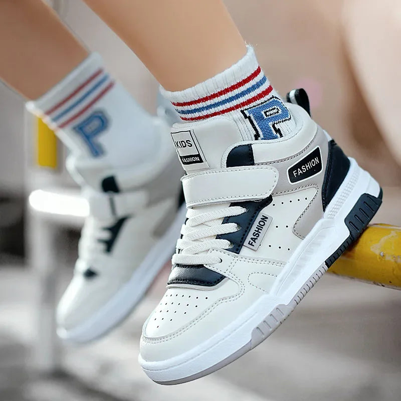 Kids High Top Skate Sneakers for Active Play ATHLEXES