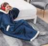 CozySleeve Oversized Flannel Hoodie Blanket for All Seasons ATHLEXES