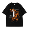 ZAZOMDE Retro Cartoon Tiger Oversized Tee ATHLEXES