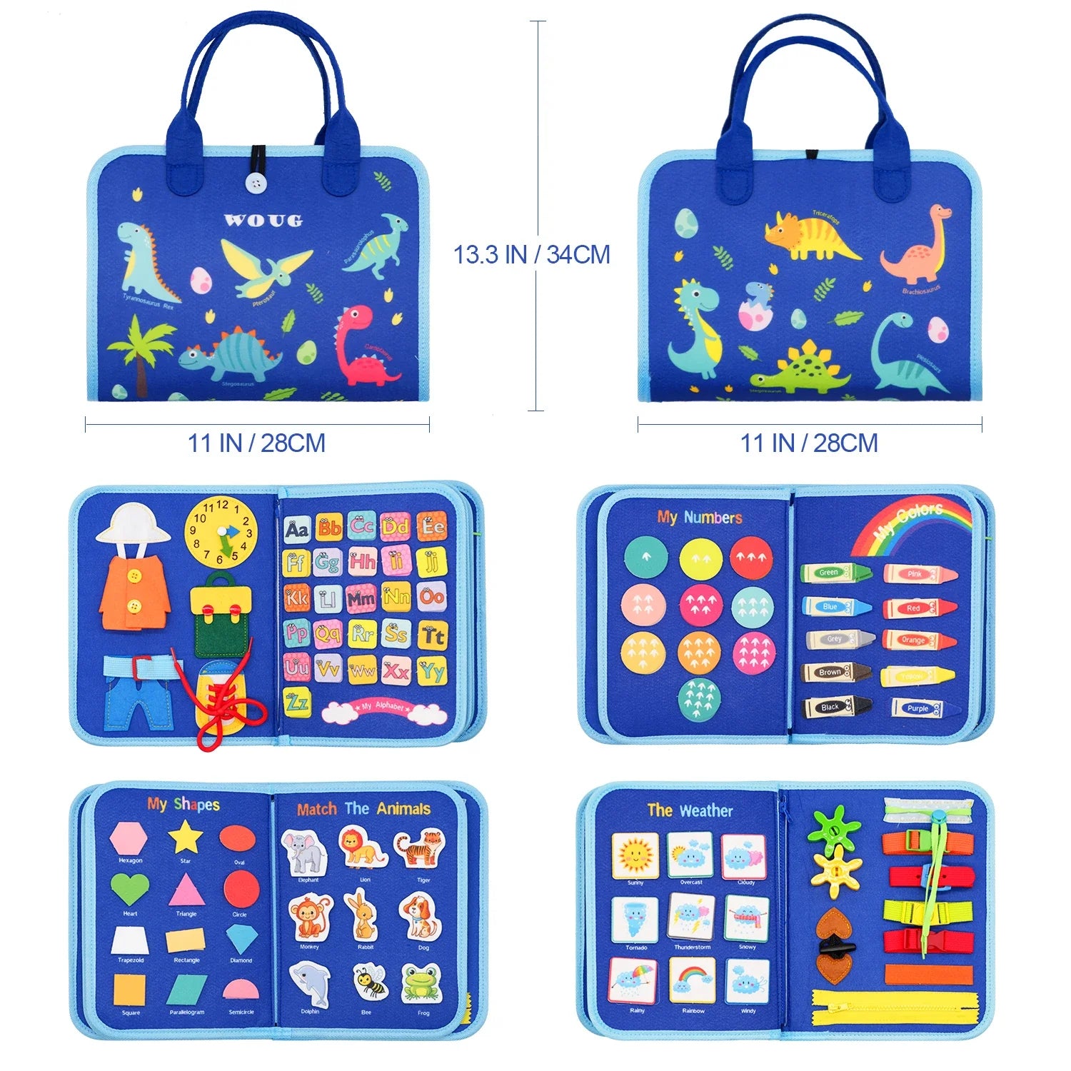 Felt Learning Board Busy Board ATHLEXES