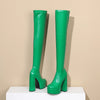 ChicSquare Over-The-Knee High Heel Boots ATHLEXES