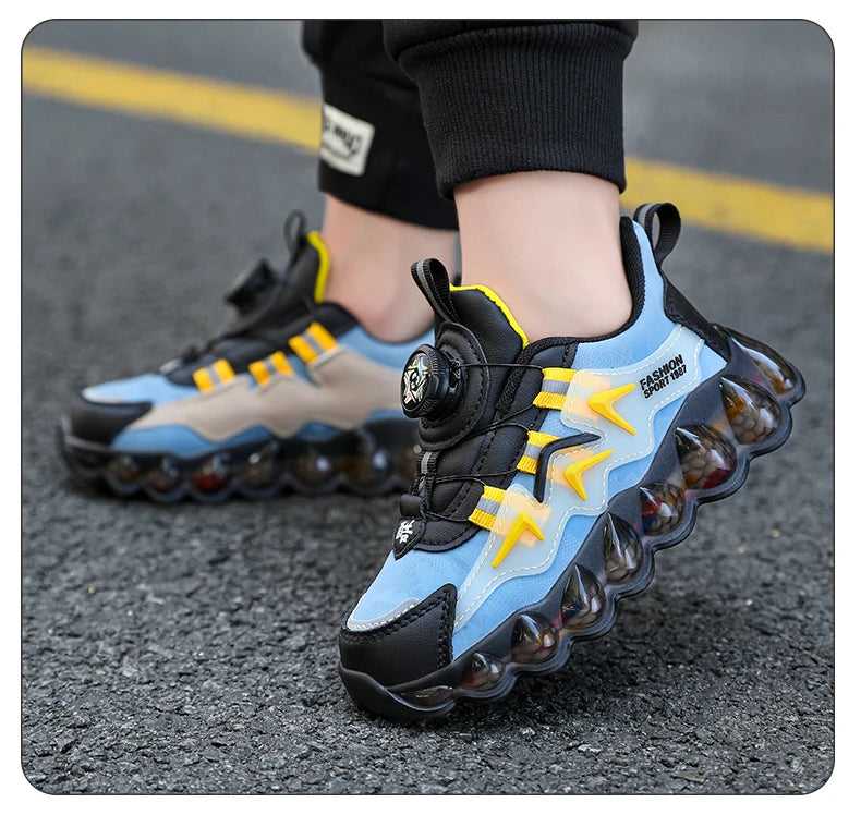 Stylish Leather Kids Running Sneakers ATHLEXES