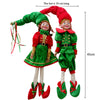 Elf Couple Plush Dolls: Festive Tree Ornaments ATHLEXES