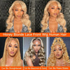 Honey Blonde Body Wave Lace Front Wig ATHLEXES
