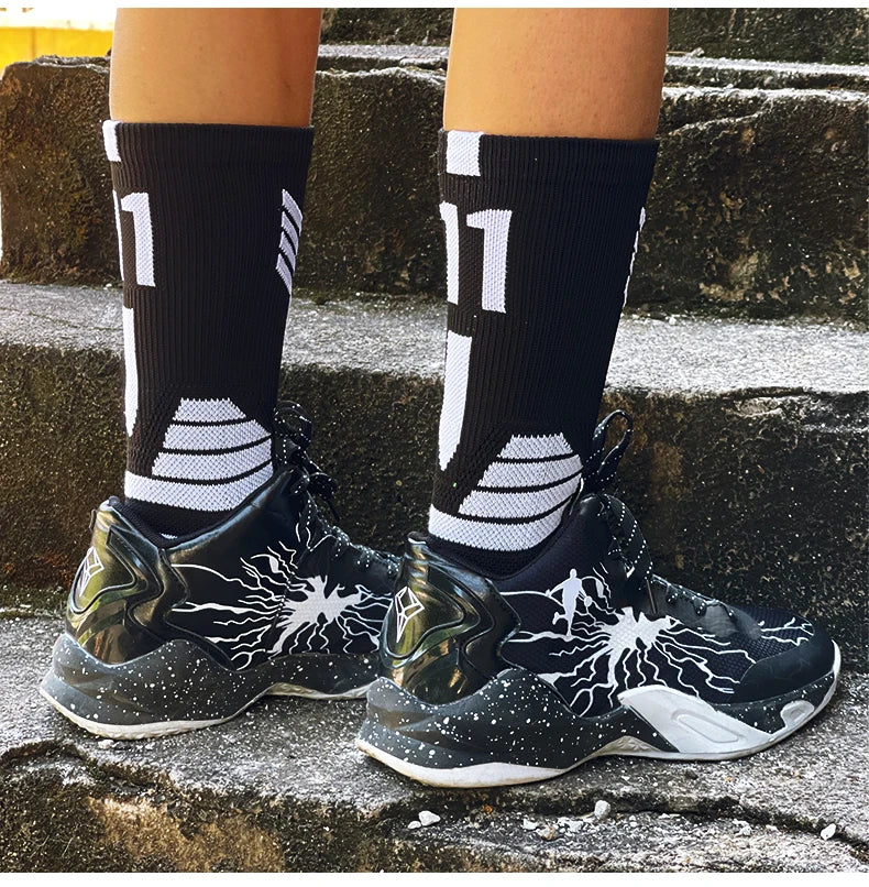 Elite Breathable Basketball Socks for Active Adults ATHLEXES
