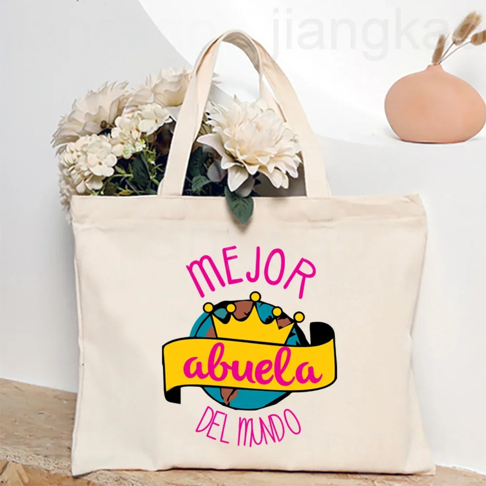 Bulldog Love Canvas Tote Bag ATHLEXES