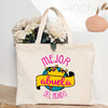 Bulldog Love Canvas Tote Bag ATHLEXES