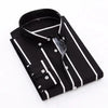StripeLine Long Sleeve Slim Shirt ATHLEXES