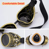 Gothic Steampunk Gas Mask with Goggles for Cosplay ATHLEXES