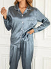 Solid Long Sleeve Pajama Set ATHLEXES