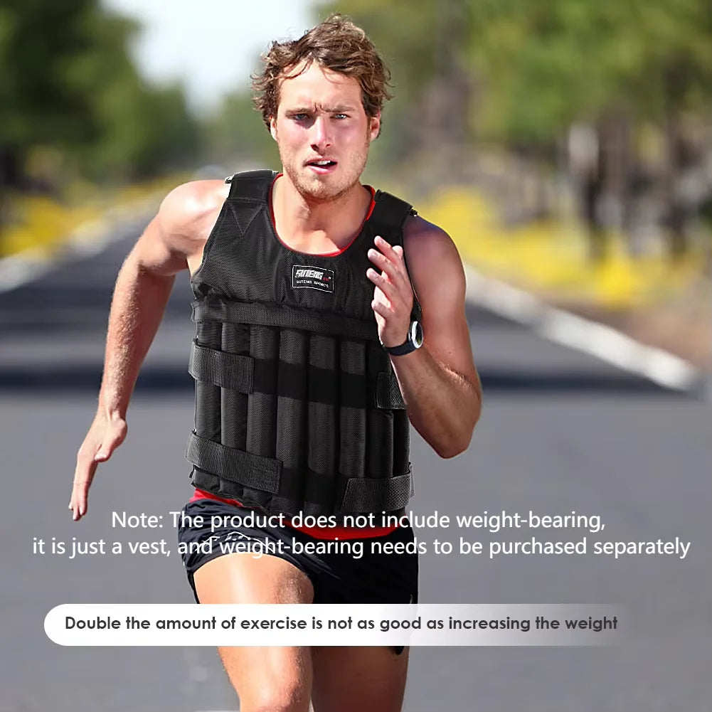 Adjustable Weighted Vest for Strength Training ATHLEXES