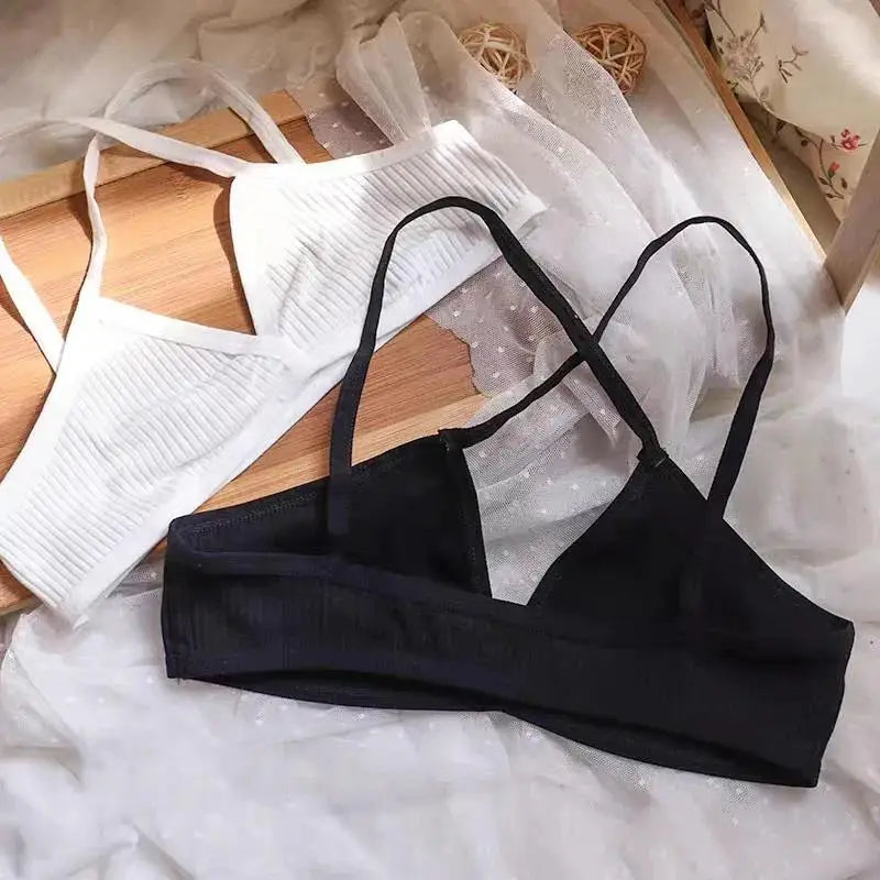 Luxe Deep-V Triangle Bralette for Women ATHLEXES