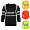 Reflective Fleece Hoodie Jacket for Sanitation Workers ATHLEXES