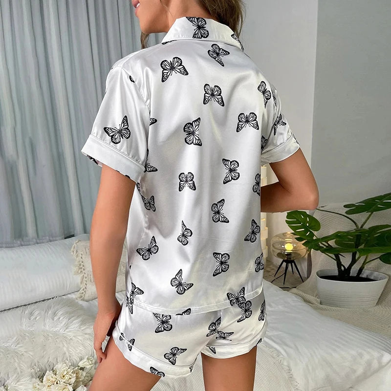Women's Luxury Satin Pajama Set ATHLEXES