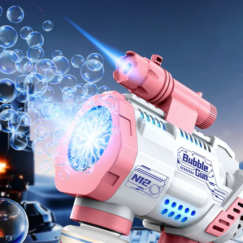 GlowBurst 12-Hole Electric Bubble Blaster ATHLEXES