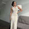 TARUXY Elegant High Waist Ribbed Knit Dress ATHLEXES