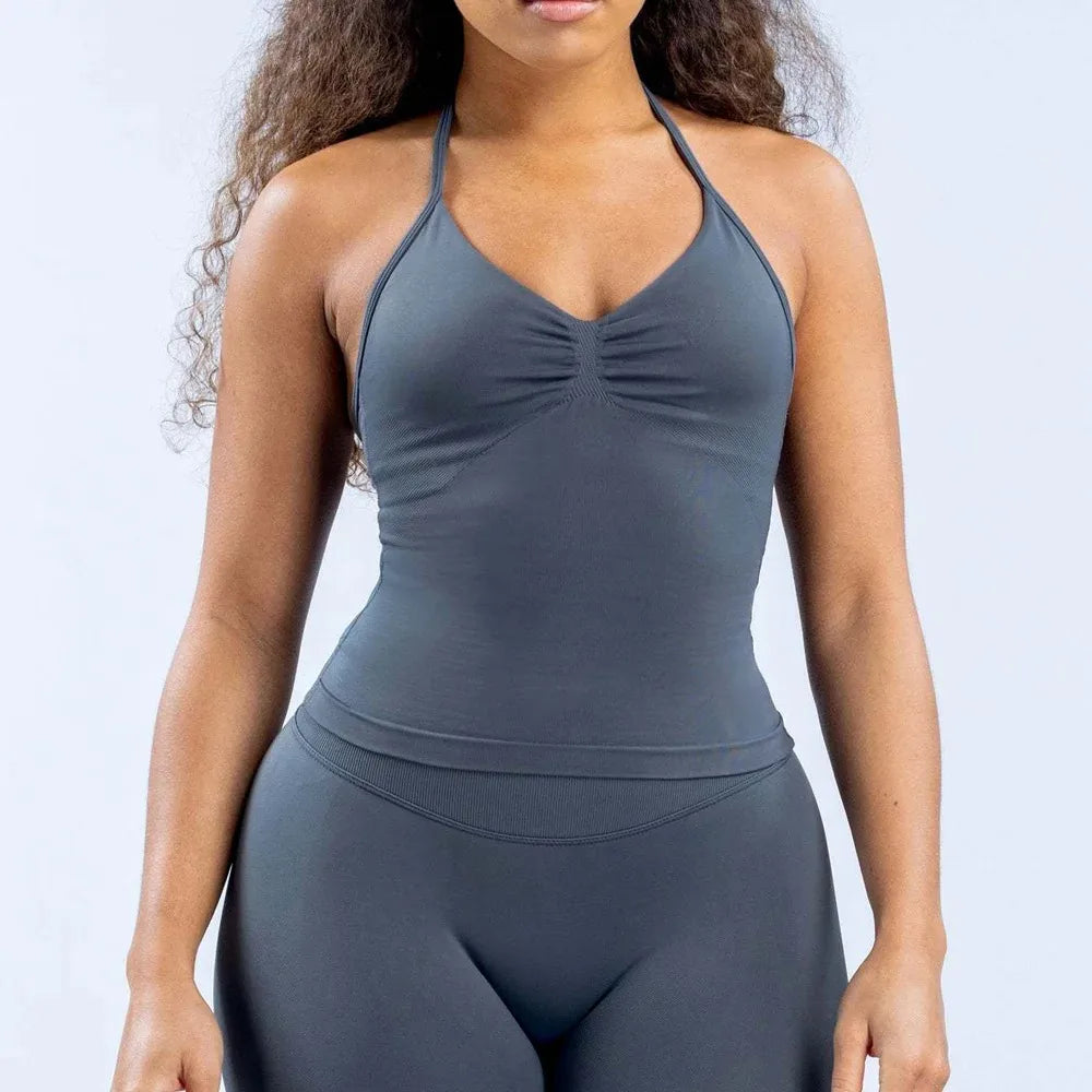 ElevateFit Strappy Yoga Sports Bra Top ATHLEXES