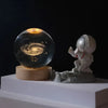 Luminous Saturn 3D Solar System Crystal Sphere ATHLEXES