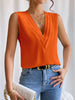 Elegant V Neck Multi-Layered Women's Vest Top ATHLEXES