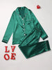 Solid Long Sleeve Pajama Set ATHLEXES