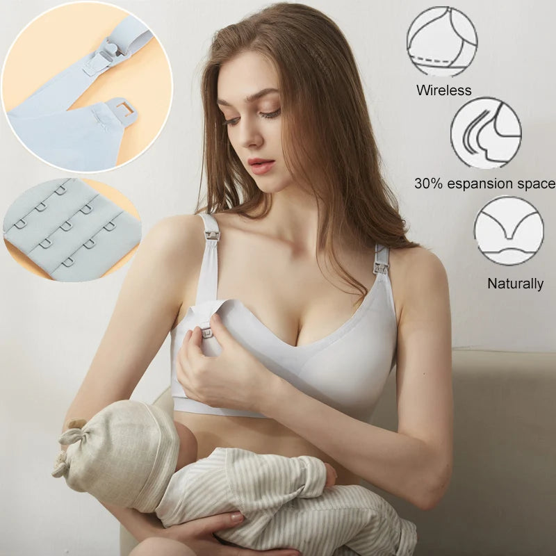 Ultra Thin Seamless Nursing Bra with Maternity Support ATHLEXES