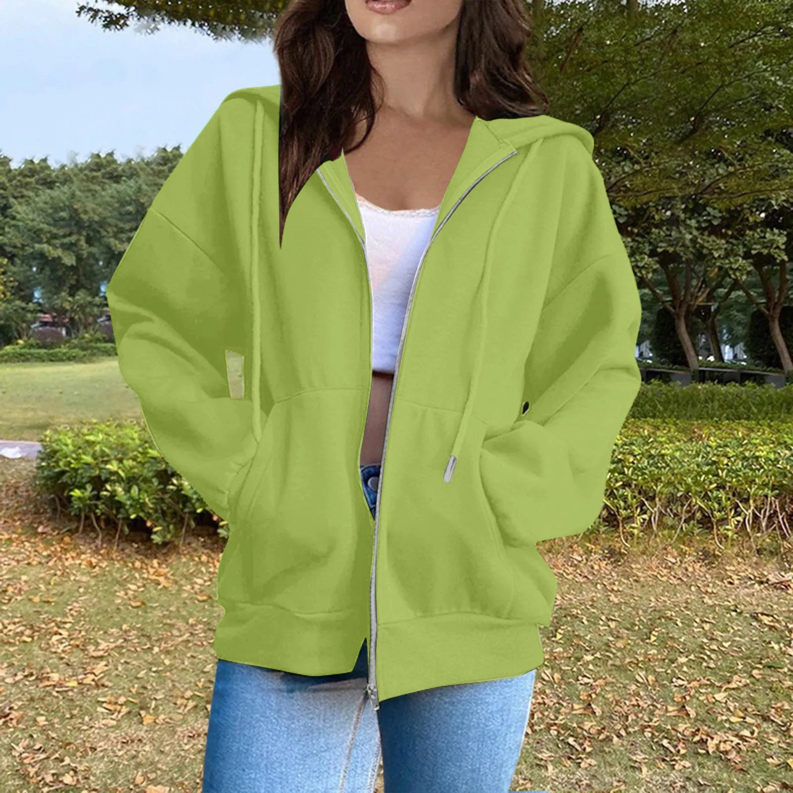 Chic Comfort 2024 Zip-Up Warm Hooded Sweatshirt for Women ATHLEXES