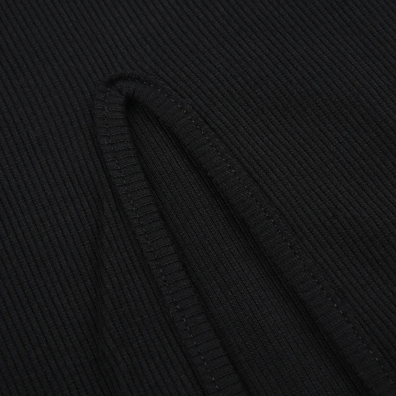 Korean Knit Square Collar Summer Dress ATHLEXES