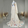 Beige Maternity Photo Dress Set with Applique ATHLEXES