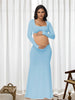 Elegant Maternity Bodycon Wedding Dress ATHLEXES