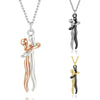 Hugging Pendant Choker Necklace for Couples ATHLEXES