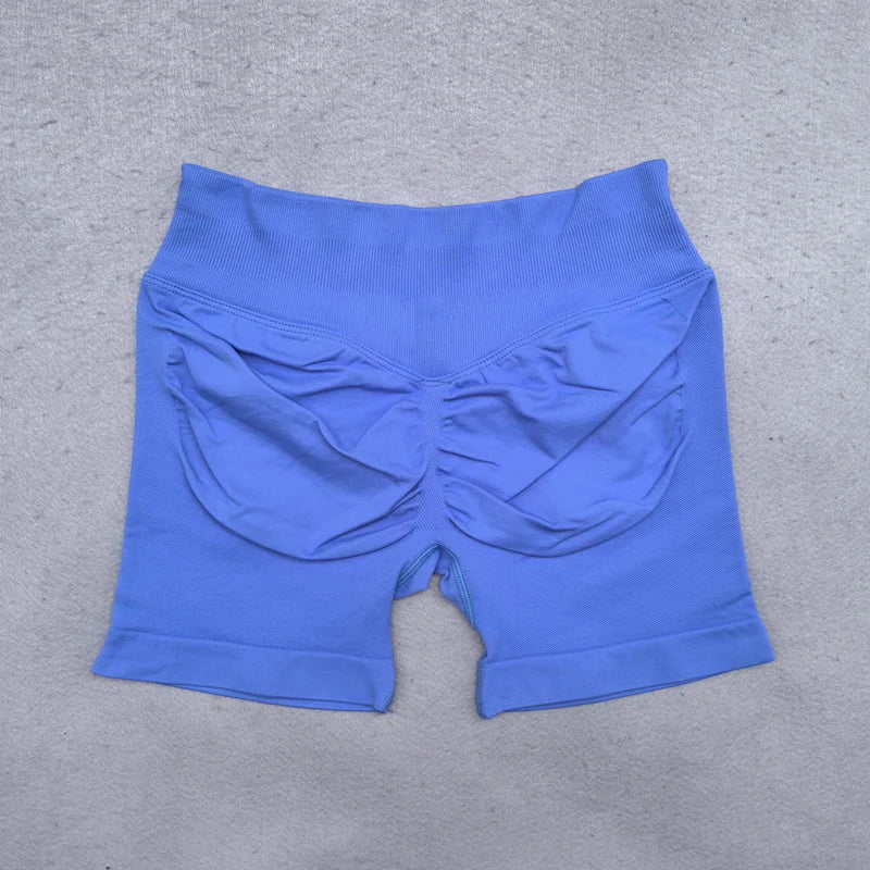 Seamless Flex Ribbed Yoga Shorts for Women ATHLEXES